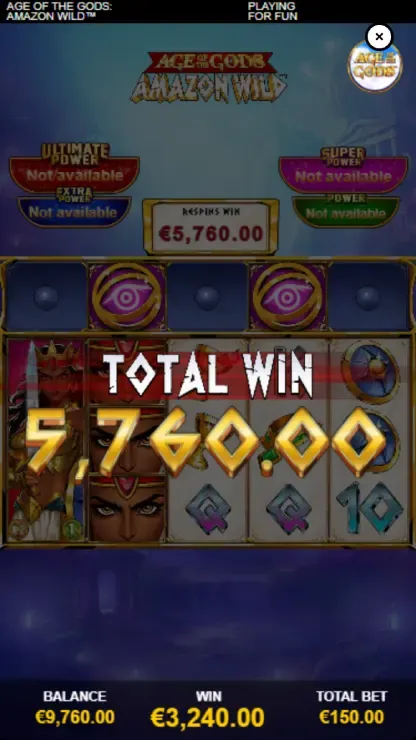 Age of the Gods: Amazon Wilds - Mobile Win