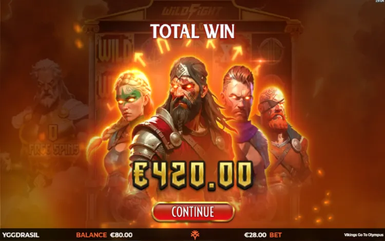 Vikings Go To Olympus Mobile Features - Simple Win