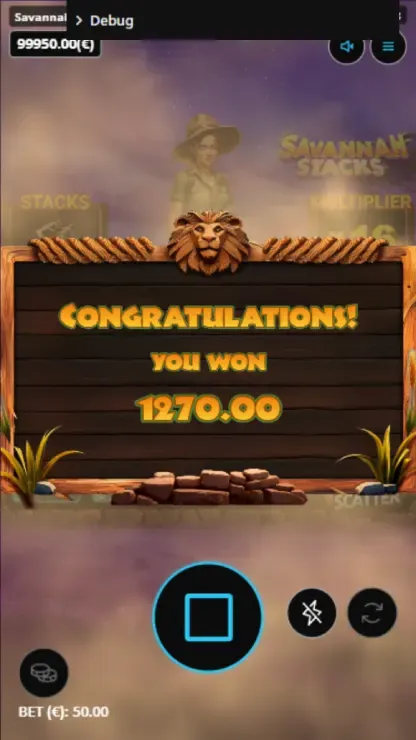 Savannah Stacks - Mobile Win