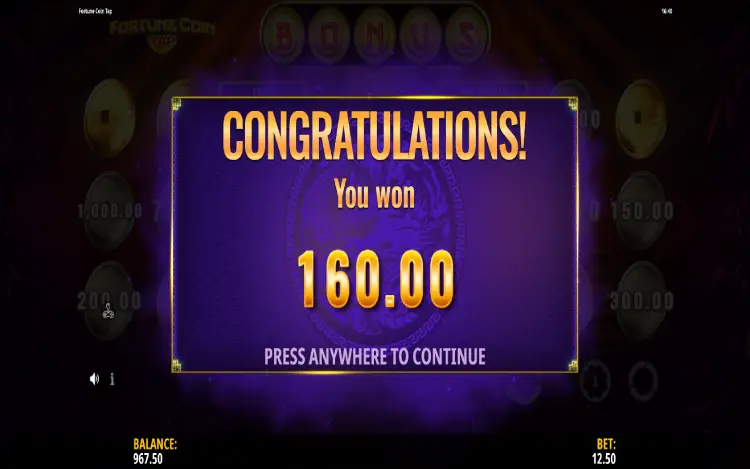 Fortune Coin Tap - Mobile Win