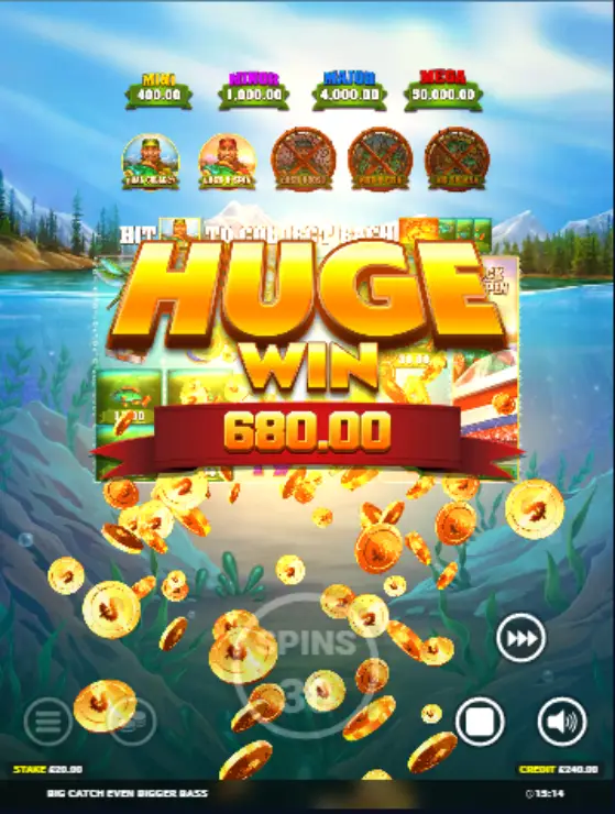 Big Catch Even Bigger Bass - Mobile Win