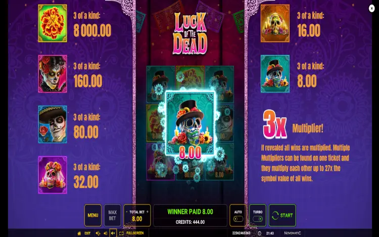 Luck of the Dead - Mobile Win