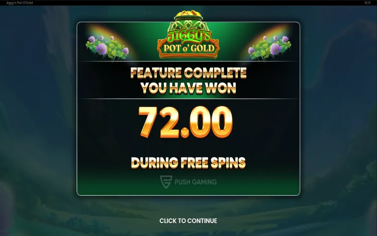 Jiggy’s Pot O'Gold - Mobile Win