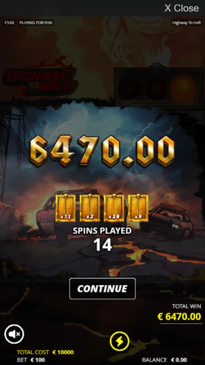 Highway to Hell Mobile Features - Simple Win