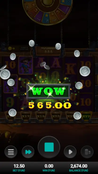 Gold Rush Frenzy Megaways - Mobile Win