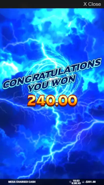 Mega Charged Cash - Mobile Win