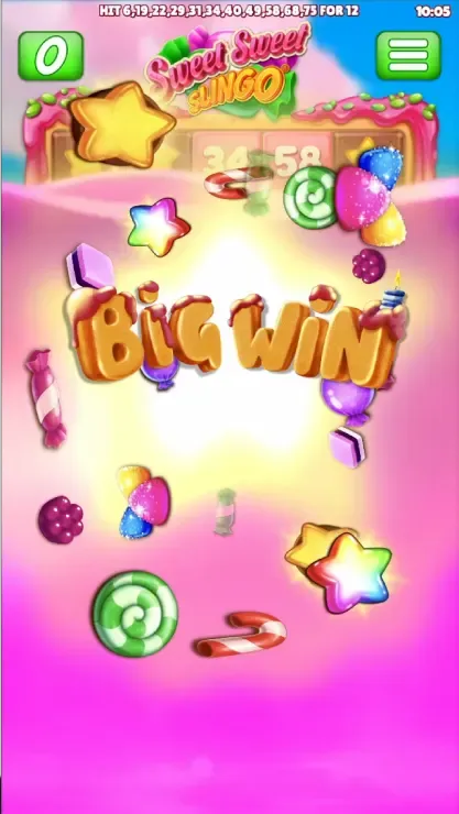 Sweet Sweet Slingo - Mobile Win