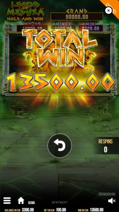 Legend of Medusa Mobile Features - Simple Win