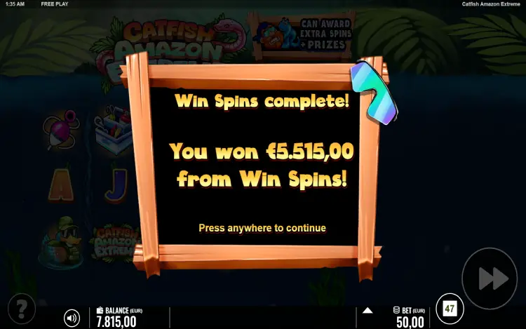 Catfish Amazon Extreme - Mobile Win