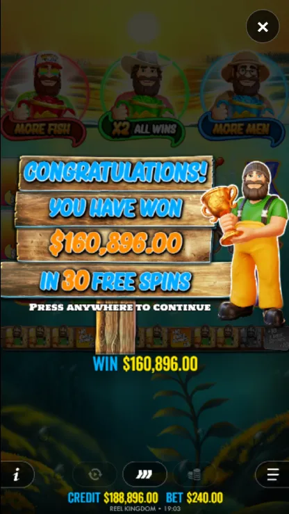 Big Bass Trophy Catch - Mobile Win