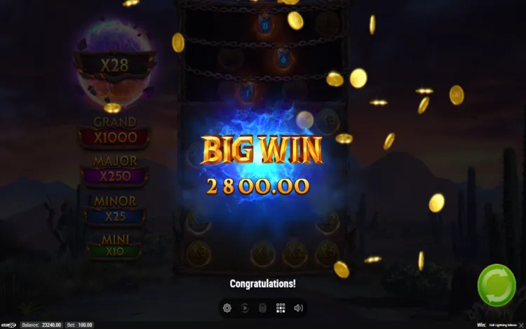 Colt Lightning Inferno - Mobile Win