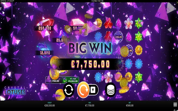 Crystal Lotuses - Mobile Win