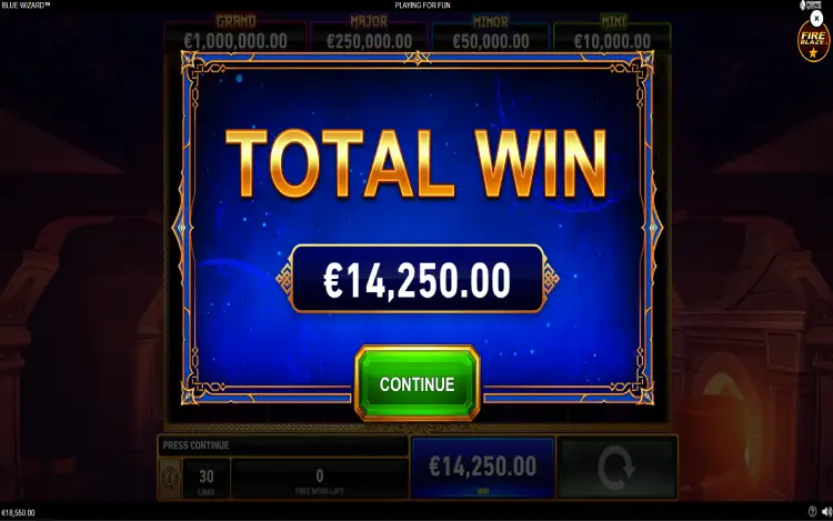 Blue Wizard - Mobile Win