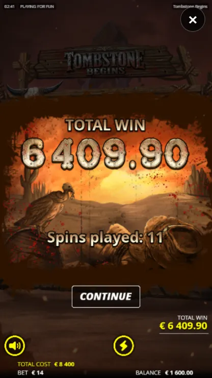 Tombstone Begins - Mobile Win
