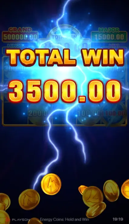 Energy Coins Hold and Win - Mobile Win