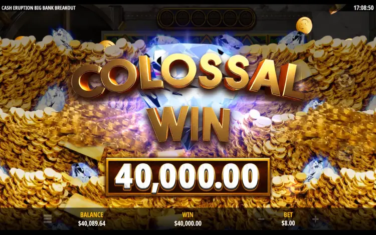 Cash Eruption Big Bank Breakout - Mobile Win