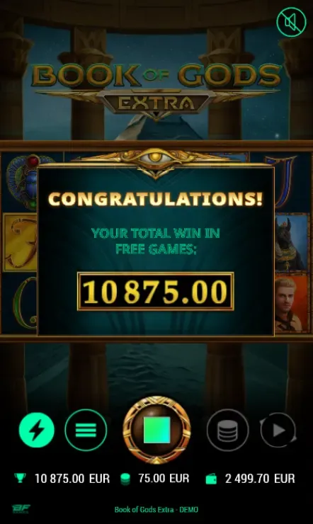 Book of Gods Extra - Mobile Win