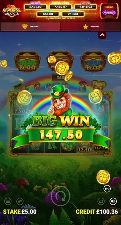 3 Pots O’ Riches Megaways Rapid Fire - Mobile Win