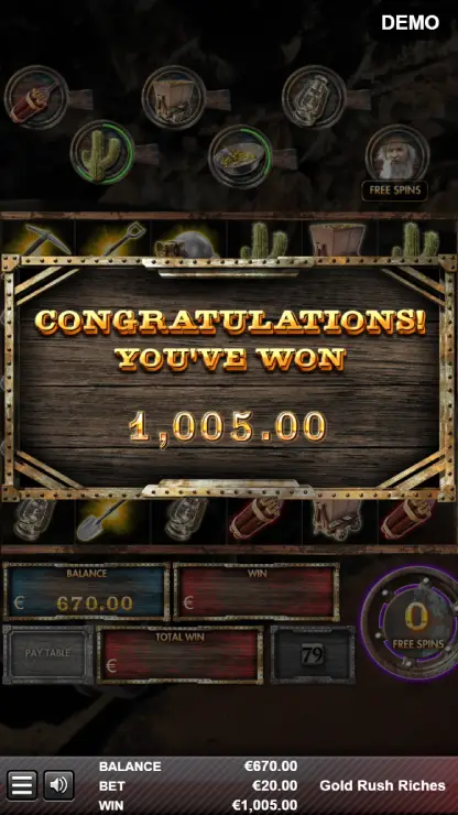 Gold Rush - Mobile Win
