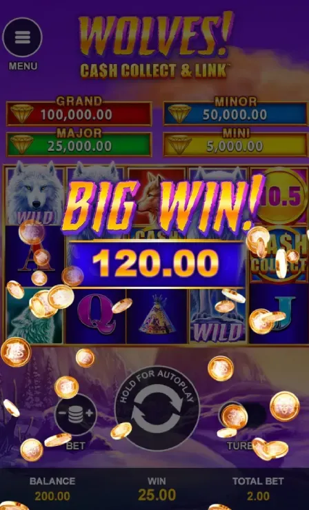 Wolves! Cash Collect & Link - Mobile Win