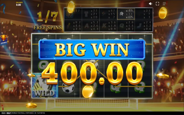 World Football Fortunes - Mobile Win