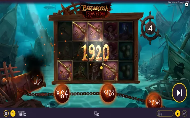 Barbarossa Revenge - Win Multiplier