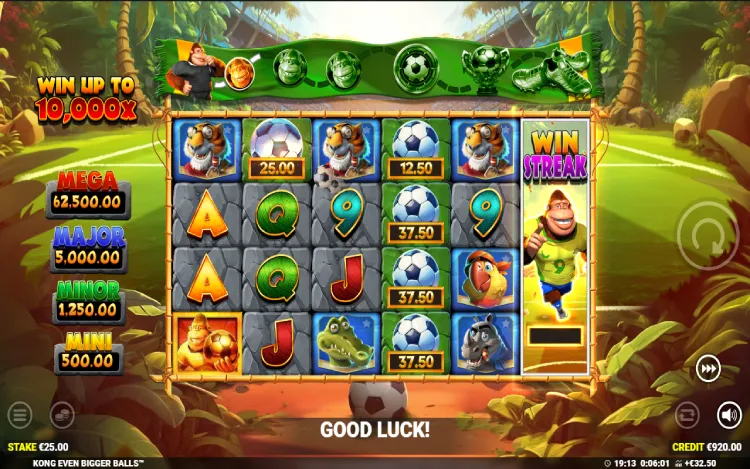 Kong Even Bigger Balls - Win Streak Kong Collect Feature