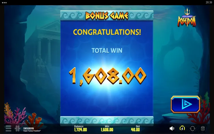 Poseidon Hyper Frames - Mobile Win