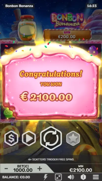 Bonbon Bonanza - Mobile Win