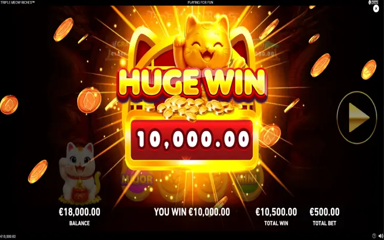 Triple Meow Riches - Mobile Win