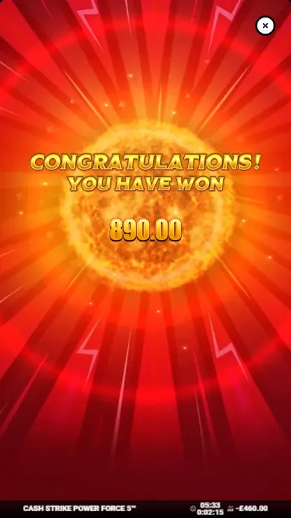 Cash Strike Power Force 5 - Mobile Win