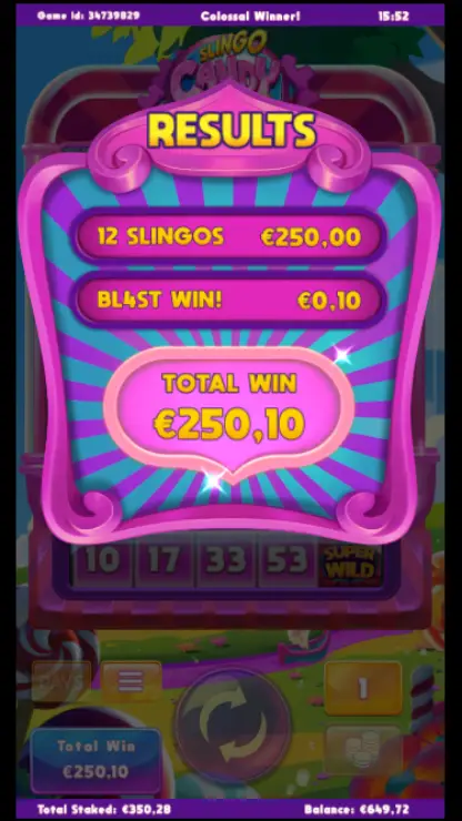 Slingo Candy Machine Bl4st - Mobile Win