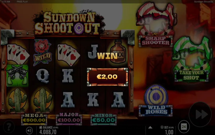 Sundown Shootout - Mobile Win
