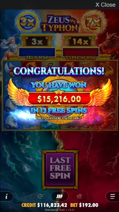 Zeus Vs Typhon - Mobile Win