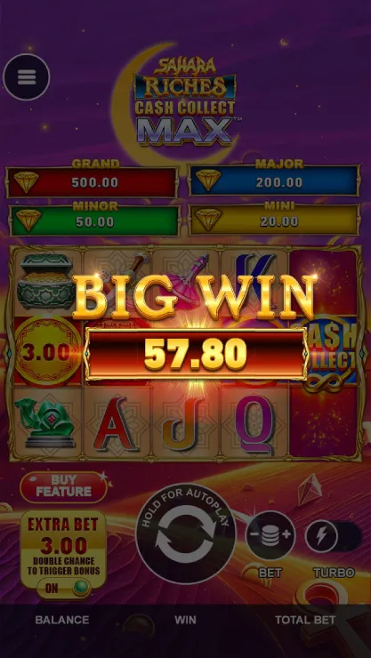 Sahara Riches: Cash Collect Max - Mobile Win