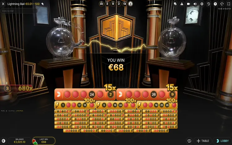 Lightning Ball - Mobile Win