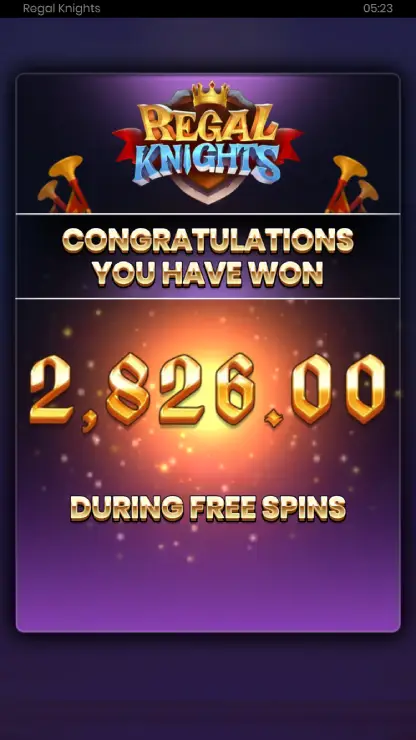 Regal Knights Mobile Features - Simple Win