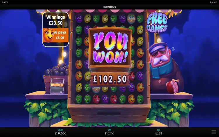 Fruity Burst 2 - Mobile Win
