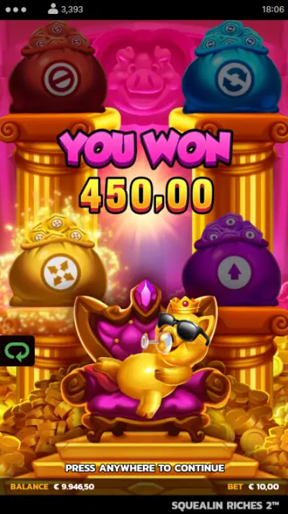 Squealin Riches 2 - Mobile Win
