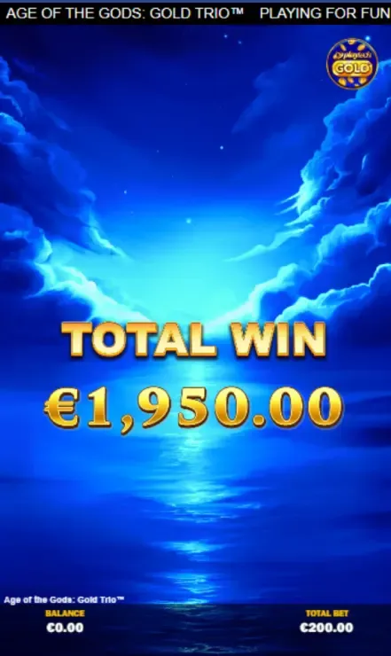 Age of the Gods: Gold Trio - Mobile Win