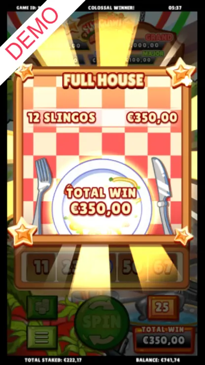 Slinguini Slingo - Mobile Win