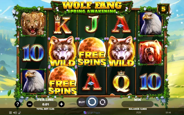 Wolf Fang - Spring Awakening - RTP & Wagering