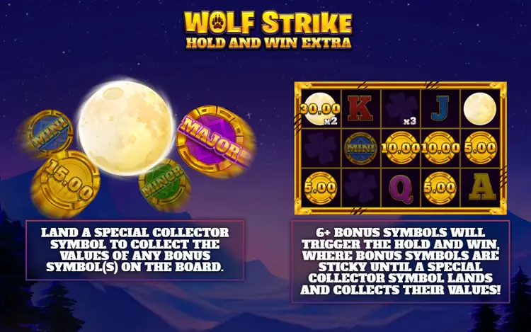 Wolf Strike Hold and Win Extra Feature