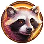 Wolf Strike Hold and Win Extra - Raccoon Symbol