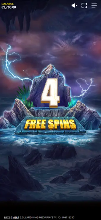 Zillard King Megaways - Mobile Bonus