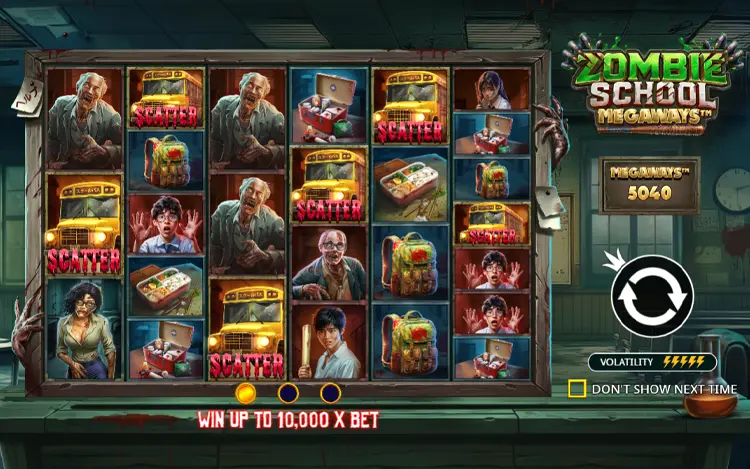 Zombie School Megaways Feature