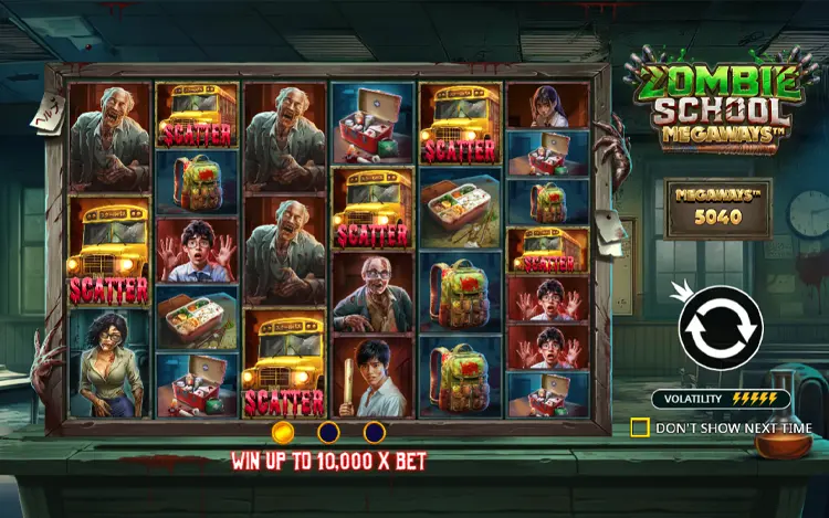 Zombie School Megaways RTP and Wagering