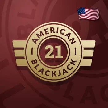 Logo for the live casino game American Twenty One Blackjack