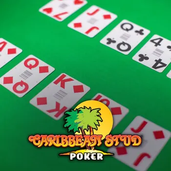 Caribbean stud poker game logo