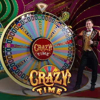 Logo for the live casino game show Crazy Time